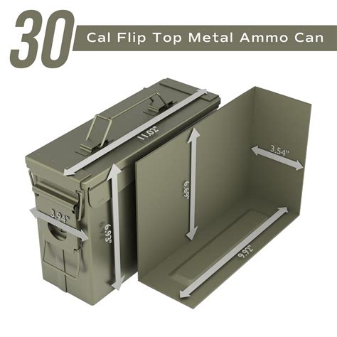 military packing box metal amazon|Amazon.com: RPNB Metal Ammo Can, 30 Cal Military and Army .